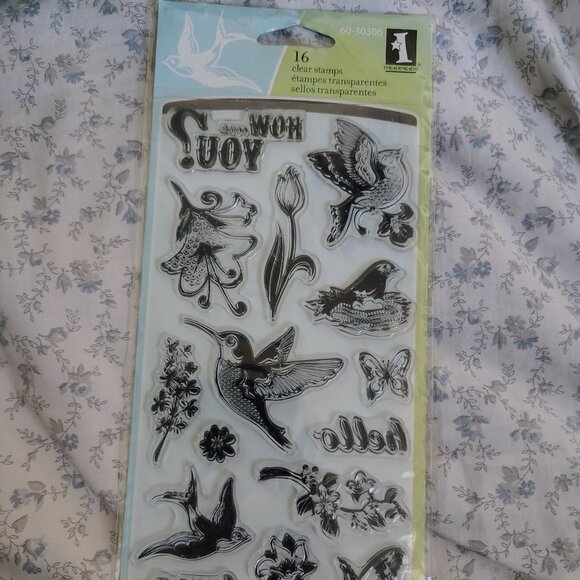 Inkadinkado Spring Stamps (NEW) - Picture 1 of 3